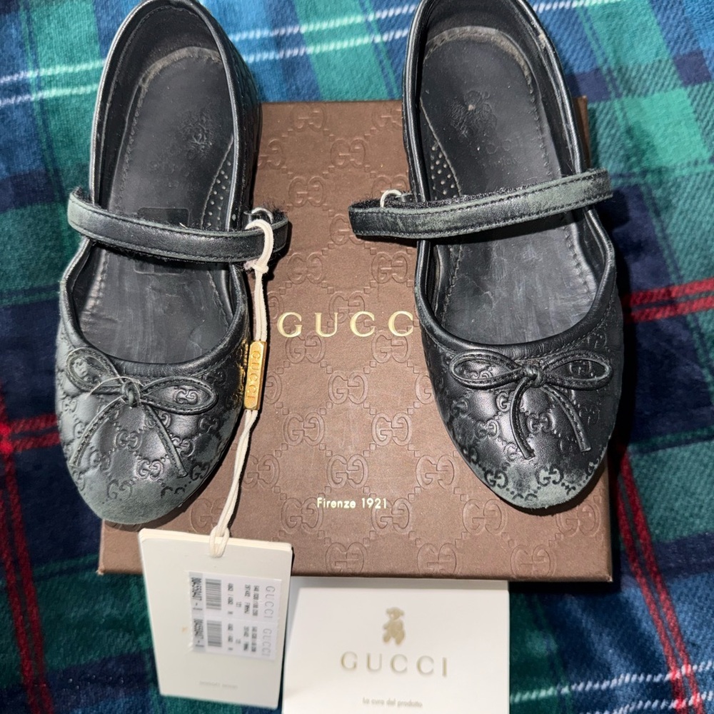 Gucci Black Dress Shoes for Kids